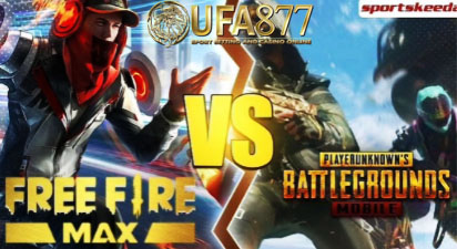 PUBG Mobile vs game mobile 2021 Free Fire Max